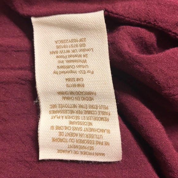 Free People Maroon Sleeveless Dress - Picture 10 of 12